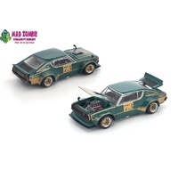 Pop Race 1/64 - KPGC110 KENMERI RACING #73 GREEN/GOLD - PRE-ORDER