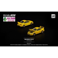 Pop Race 1/64 - MUGEN DC2 YELLOW - PRE-ORDER