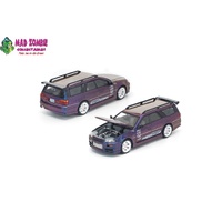 Pop Race 1/64 - NISSAN STAGEA MAGIC PURPLE - PRE-ORDER