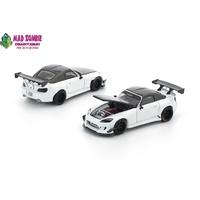 Pop Race 1/64 -PANDEM S2000 SOFTTOP WHITE TOOLING VARIANT - PRE-ORDER