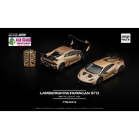 Pop Race 1/64 - Lamborghini Huracan STO Matte Gold -  PRE-ORDER