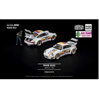Pop Race 1/64 - RWB 930 APPLE WITH FIGURE - PRE-ORDER