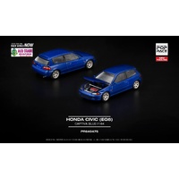 Pop Race 1/64 - HONDA CIVIC (EG6) CAPTIVA BLUE NEW TOOLING - PRE-ORDER