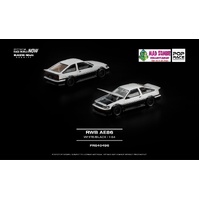 Pop Race 1/64 - RWB AE86 WHITE BLACK  - PRE-ORDER