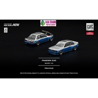 Pop Race 1/64 - PANDEM E30 SILVER NEW TOOLING -  PRE-ORDER