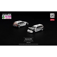 Pop Race 1/64 - HONDA CIVIC (EF9) #15 JTC 1991 InterTEC - PRE-ORDER