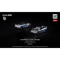 Pop Race 1/64 - LB-WORKS 35 FINAL EDITION SILVER CHROME (NEW TOOLING) - PRE-ORDER