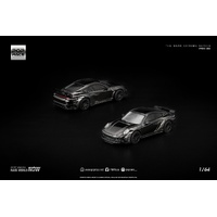 Pop Race 1/64 - LAMBORGHINI CENTENARIO CARBON/RED NEW TOOLING -  PRE-ORDER