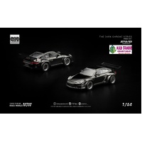 Pop Race 1/64 - RWB 997 DARK CHROME - PRE-ORDER