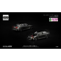 Pop Race 1/64 - LANCER EVOLUTION IV DARK CHROME - PRE-ORDER