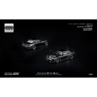 Pop Race 1/64 - MAZDA RX-7 RE-AMEMIYA DARK CHROME - PRE-ORDER