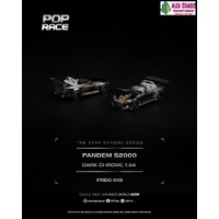 Pop Race 1/64 - PANDEM S2000 DARK CHROME - PRE-ORDER