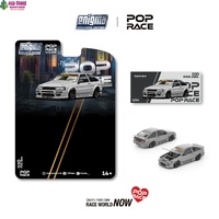 Pop Race 1/64 - Datsun 620 Pickup Pandem Fighter Green Shark - PRE-ORDER