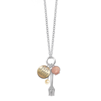 THE LITTLE MERMAID - PART OF YOUR WORLD CHARM NECKLACE SET