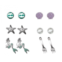 THE LITTLE MERMAID - 6 EARRING SET