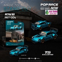 Pop Race 1/64 - RWB930 GT Wing Chrome Teal (Possible Chase Supplied) - PRE-ORDER