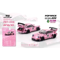 Pop Race 1/64 - RWB 930 Chrome Pink Pig (TS Exclusive) - PRE-ORDER