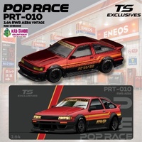 Pop Race 1/64 - RWB AE86 VINTAGE Red Chrome - PRE-ORDER