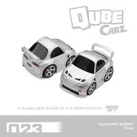 MINI GT Qube Carz - Toyota TRD 3000GT Silver / Blister packaging - PRE ORDER