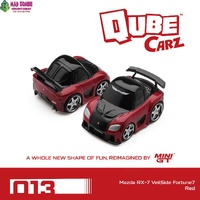 MINI GT Qube Carz - Mazda RX-7 VeilSide Fortune7 Red / Blister packaging - PRE-ORDER