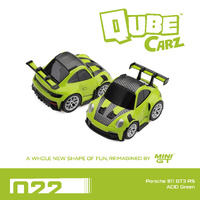 MINI GT Qube Carz - Porsche 911 GT3 RS ACID Green / Blister packaging - PRE ORDER