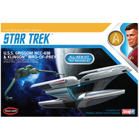 Star Trek OS 1:1000 U.S.S Grisson NCC-638 & Klingon Bird-of-Prey Model Kit