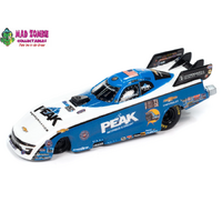 Racing Champions Mint 1/64 -  John Force 2021 Brute Force Peak Antifreeze Chevrolet Camaro SS NHRA Funny Car – Blue/White