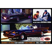 Batman 1966 Batmobile w/ Batman and Robin figures