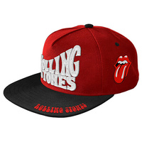 ROLLING STONES RED FLAT-PEAK CAP