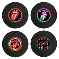ROLLING STONES SET OF 4 VINYL COASTERS