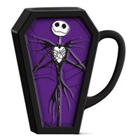 Nightmare Before Christmas Jack Coffin 3D Sculpted Ceramic Mug