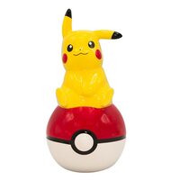 Pokemon Pikachu on Pokeball Ceramic Coin Money Bank