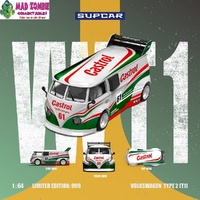 SupCar 1/64 - Volkswagen T1 - Castrol #61 (Limited to 999 Pieces World Wide) - PRE-ORDER