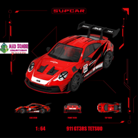 SupCar 1/64 - Porsche 911 GT3 RS - Akira Crimson Iron Man - PRE-ORDER