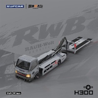 SupCar 1/64 - H300 Flat Transport Trailer - Advan - PRE-ORDER