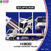 SupCar 1/64 - H300 flatbed transport trailer - Rothmans Livery - PRE-ORDER
