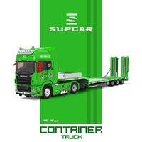 SupCar 1/64 - Scania Flatbed Trailer - AO Racing Rexy Livery - PRE-ORDER