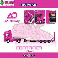SupCar 1/64 - Scania Flatbed Trailer - AO Racing Rexy Livery - PRE-ORDER