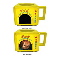 Chucky - Face - Retro TV Heat Change Mug