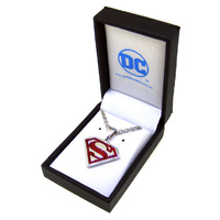 DC Comics - Superman Stirling Silver & Enamel Pendant