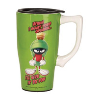 Looney Tunes Marvin the Martian 18 oz. Ceramic Travel Mug with Handle