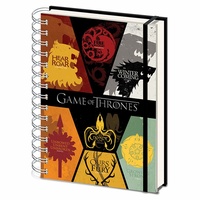 Game Of Thrones Sigils A5 Notebook