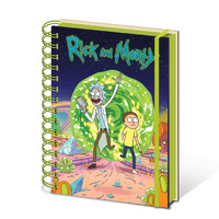 Rick and Morty (Portal) Premium A5 Notebook