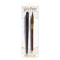 Harry Potter (Wand & Broom) Pen & Pencil Set