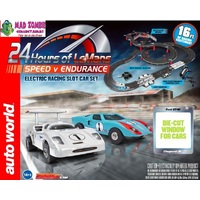 Auto World - 16' 24 Hours of Le Mans Speed V Endurance Slot Race Set HO Scale