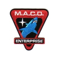 Star Trek Enterprise MACO Commandos Shark Logo Patch