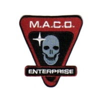 Star Trek Enterprise MACO Commandos Skull Logo Patch