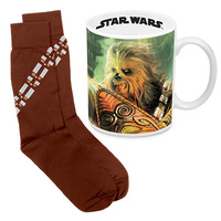 STAR WARS CHEWBACCA MUG & SOCK GIFT PACK