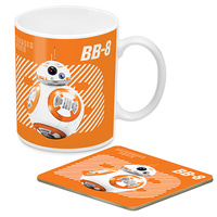 Star Wars Mug and Coaster Gift Pack - BB8 