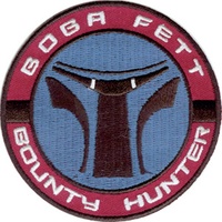 Star Wars Boba Fett Bounty Hunter Logo Embroidered Patch